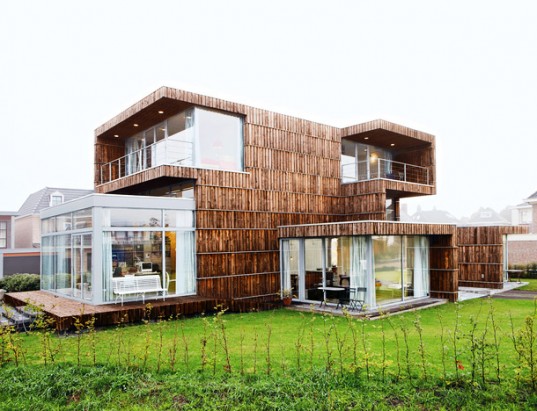 Casa hecha con material reciclado