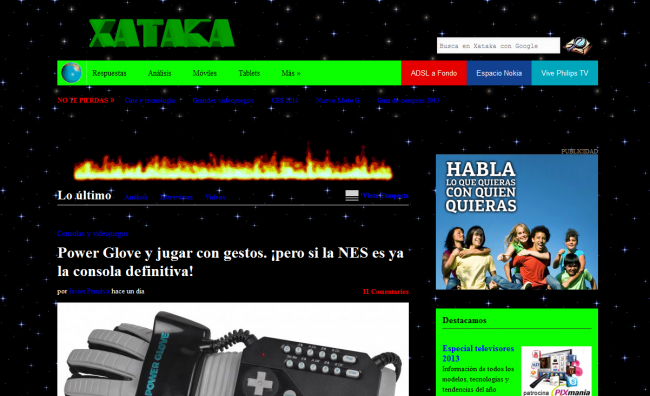 Imagen de Xataka en los 90