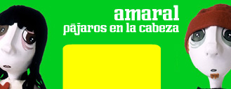 Muñecos de Amaral y Juan Aguirre