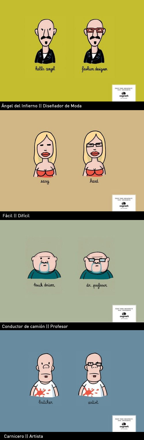 Campaña gráfica de la óptica Oogmerk