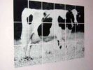 Un poster de vaca creado con The Rasterbator